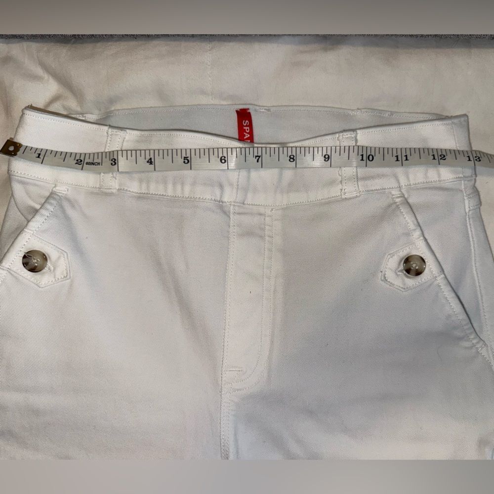 SPANX Stretch Twill Cropped Wide Leg Pants Women’s Size Small - Picture 4 of 11